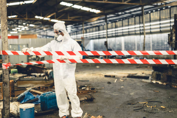Professional Crime Scene Cleanup technician working in Kewaunee, WI